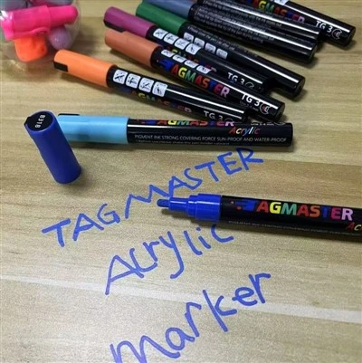 Tagmaster 3 mm akrýlmerki - mikil þekjun, bjartir litir, öruggur og umhverfisvænn